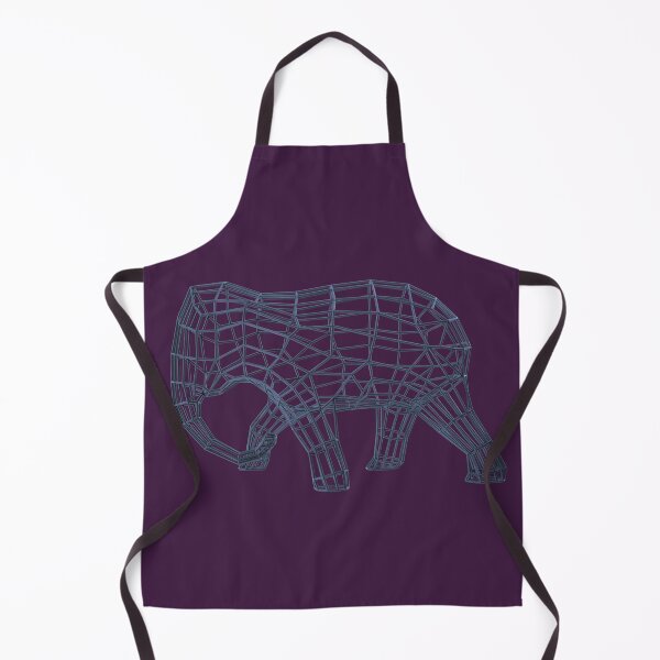 Artikelvorschau, Blue Wire Elephant Line Geometrisches Tier Meme entworfen und verkauft von Ruby Jackson.