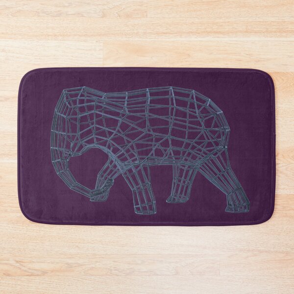 Artikelvorschau, Blue Wire Elephant Line Geometrisches Tier Meme entworfen und verkauft von Ruby Jackson.