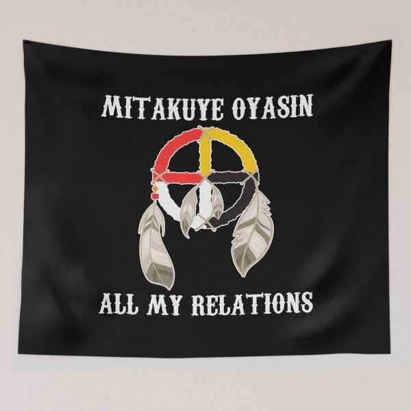 Item preview, Mitakuye Oyasin Medicine Wheel - Oglala Lakota Sioux Chief designed and sold by TravelHappiness.