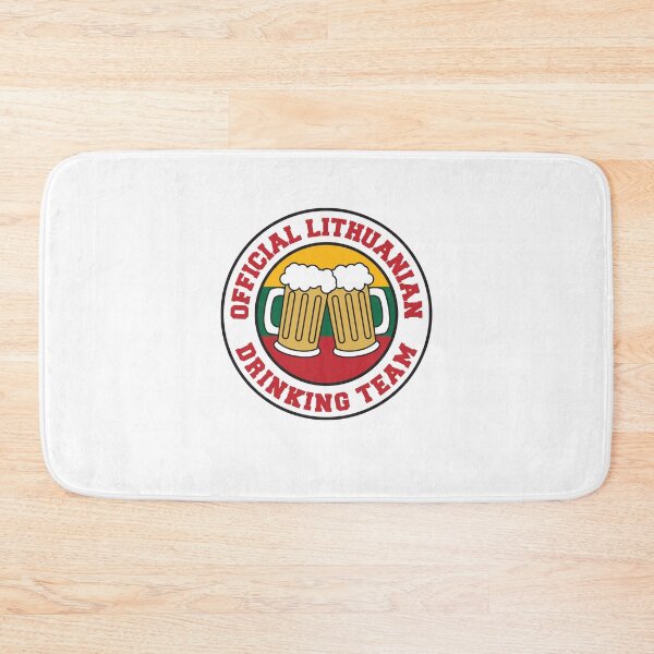 Item preview, Official Lithuanian Drinking Team Featuring Flag Of Lithuania And Beers designed and sold by jaycartoonist.