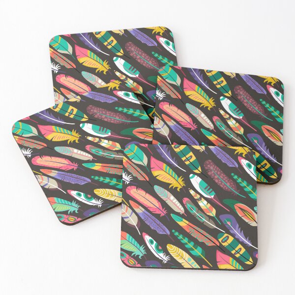 Item preview, Colorful Bird Feathers designed and sold by EK EXCLUSIVE.