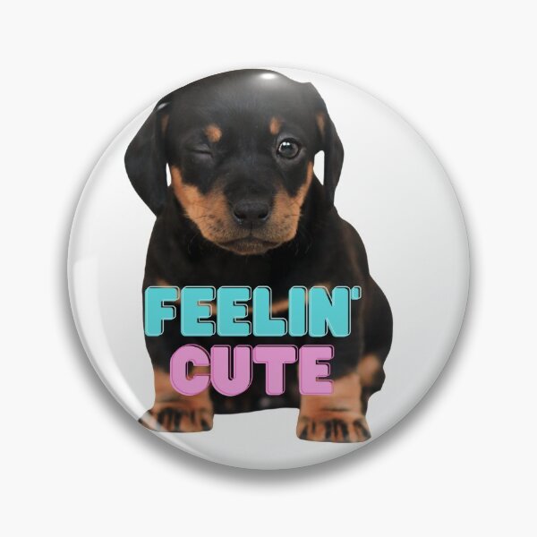 Aperçu de l'œuvre Se sentir mignon chiot teckel clignotant créée et vendue par Gstardusted.