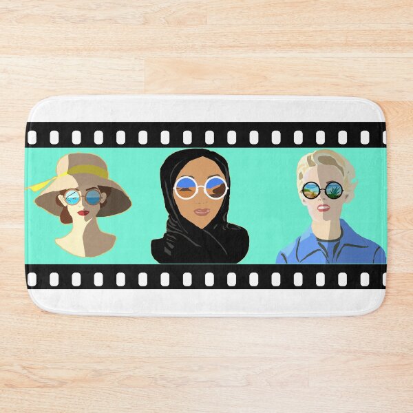 Item preview, 3 Women my name is summer landscape sunglasses reflection digital illustration by Skiair designed and sold by skiair.
