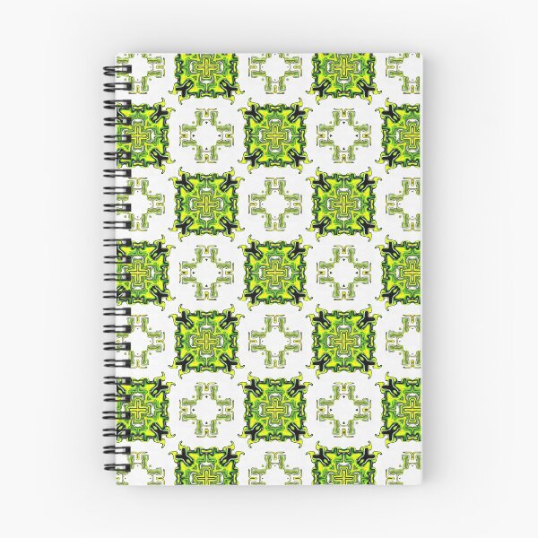 Item preview, Jumping Squirrel Bright Green Yellow Black White Pattern designed and sold by Sector18.