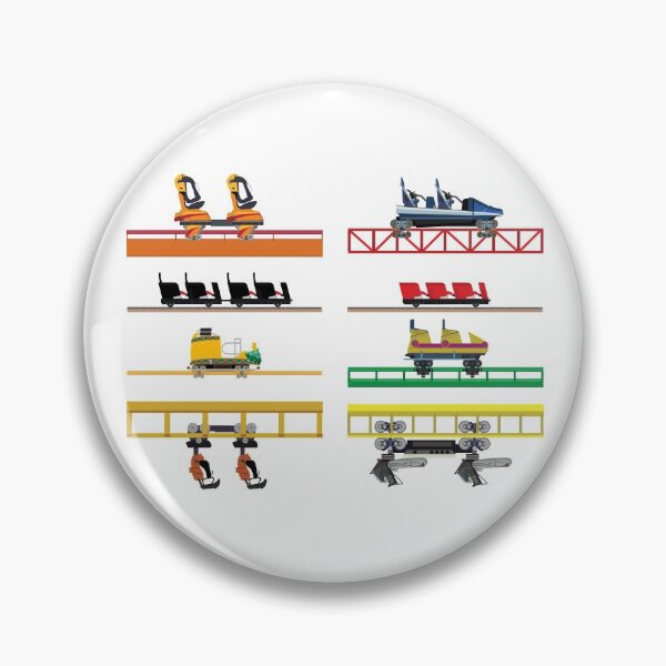 Item preview, Six Flags America Coaster Cars Design designed and sold by CoasterMerch.