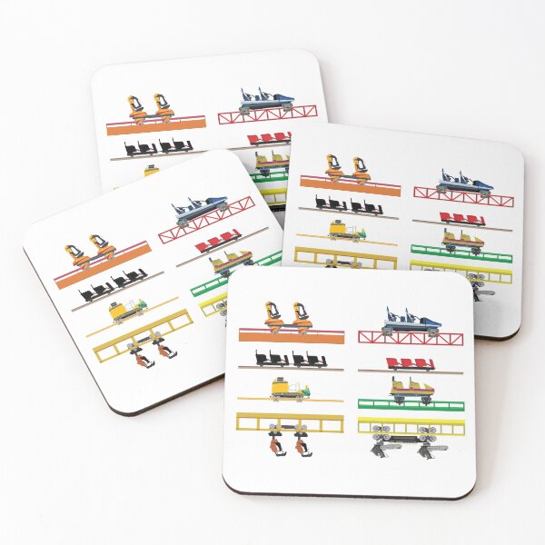 Item preview, Six Flags America Coaster Cars Design designed and sold by CoasterMerch.