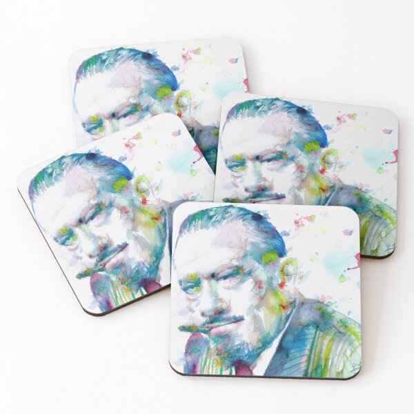 Item preview, JOHN STEINBECK - watercolor Portrait .2 designed and sold by lautir.