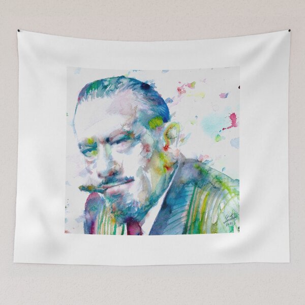 Item preview, JOHN STEINBECK - watercolor Portrait .2 designed and sold by lautir.