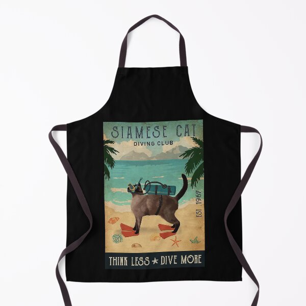 Item preview, Cute Funny Siamese Cat Diving Gift designed and sold by Douglafa.