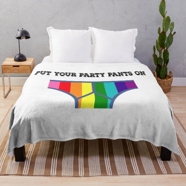 Item preview, Put Your Party Pants On - Pride Rainbow Pants | Lesbian Gay Bisexual Transgender LGBTQ designed and sold by Rocketman2017.