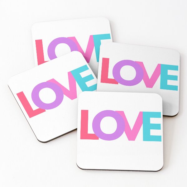 Item preview, LOVE in rainbow font designed and sold by AbiLeads.