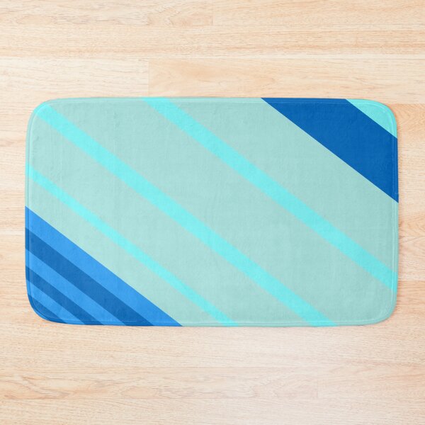 Item preview, Just In Time Blue Green Mint Stripes Pattern designed and sold by Sector18.