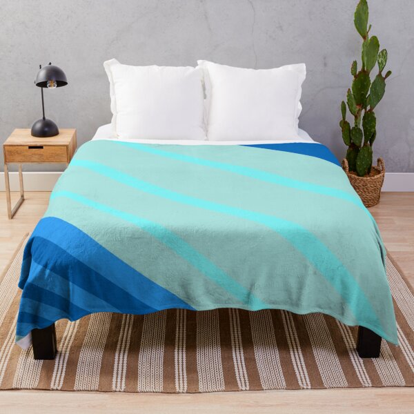 Item preview, Just In Time Blue Green Mint Stripes Pattern designed and sold by Sector18.