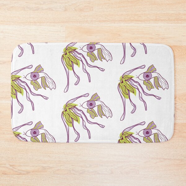 Item preview, Alga and fish mutation- lilac and lime green designed and sold by ArtinaStudio.