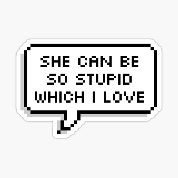 OWL HOUSE Amity "Stupid" Sticker