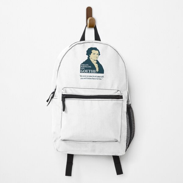 Item preview, Goethe, Johann Wolfgang von Goethe, philosopher, quotes, As soon as you trust yourself, you will know how to live. designed and sold by challengecafe.