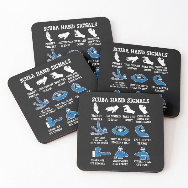 Item preview, Funny Scuba Hand Signals Scuba Diving Dive designed and sold by jamielottie.