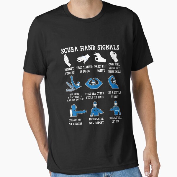 Item preview, Funny Scuba Hand Signals Scuba Diving Dive designed and sold by jamielottie.