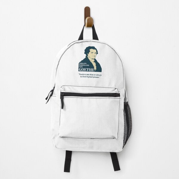 Item preview, Goethe, Johann Wolfgang von Goethe, philosopher, quotes, Passions are vices or virtues to their highest powers.  designed and sold by challengecafe.