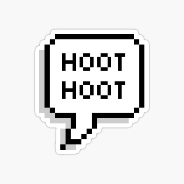 OWL HOUSE Hooty "Hoot Hoot" Sticker