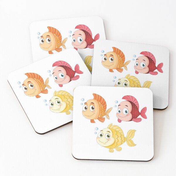 Item preview, cute three fish designed and sold by cuteprintshop.