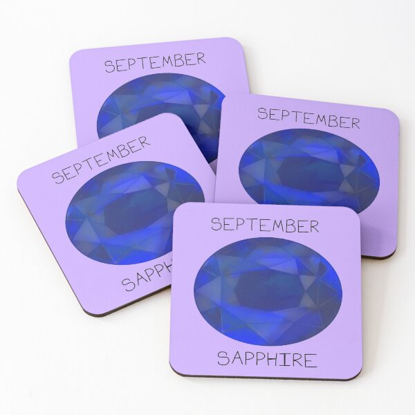 Item preview, Sapphire Crystal September Birthstone designed and sold by DesignsBySaxton.