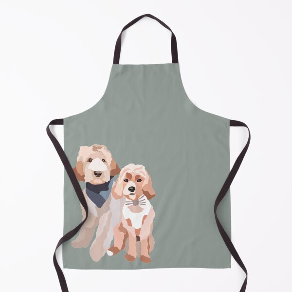 Item preview, Dood and Doodette Dogs Portrait Digital Illustration designed and sold by sherylwylie.