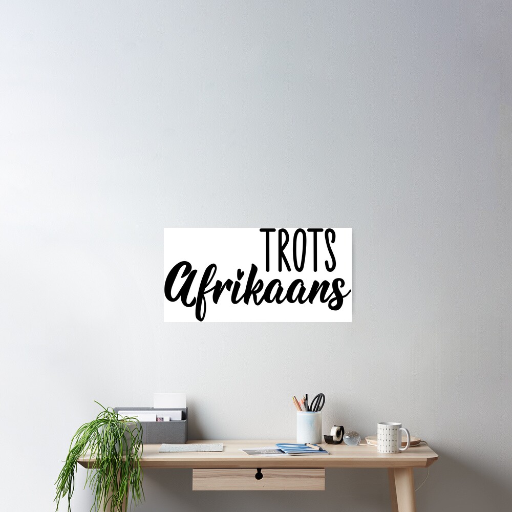 "Trots Afrikaans. Proudly Afrikaans - Afrikaans Text. Lettering ...