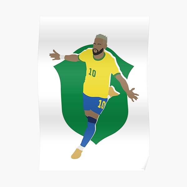 KAKA “KICKING THE FOOTBALL” POSTER-BRAZIL NATIONAL, CBF in 2023