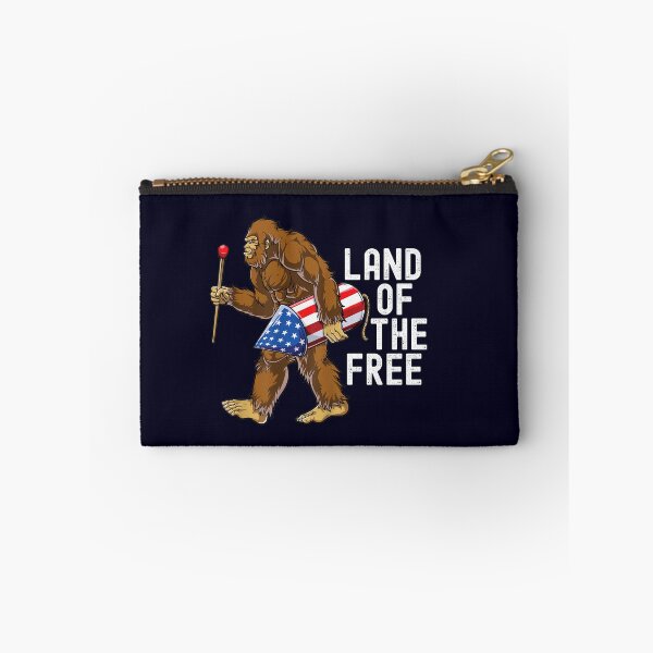 Item preview, Land Of The Free, Funny Bigfoot 4th of July designed and sold by Everythingafter.