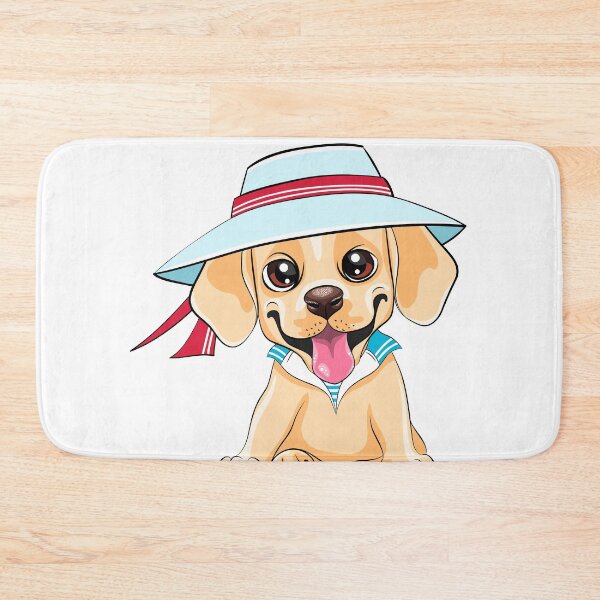Item preview, Cute Little Puppy With Hat designed and sold by SuperDogsEmpire.