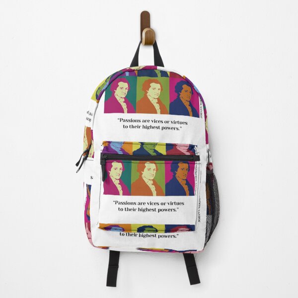 Item preview, pop art Goethe, Johann Wolfgang von Goethe, philosopher, quotes, Passions are vices or virtues to their highest powers.  designed and sold by challengecafe.