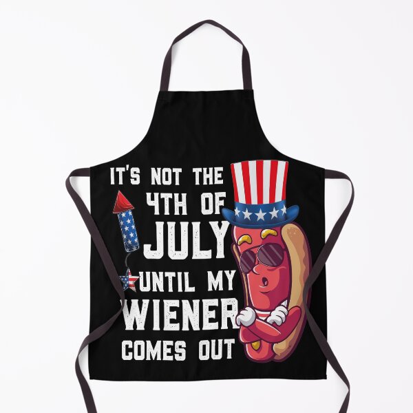 Item preview, Funny 4th of July Hot Dog Wiener Comes Out Adult Humor Gift designed and sold by Tatus Brinal.