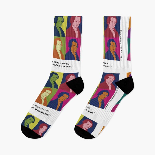 Aperçu de l'œuvre pop art Goethe, Johann Wolfgang von Goethe, philosophe, citations, Profitez quand vous le pouvez, et endurez quand vous le devez. créée et vendue par challengecafe.