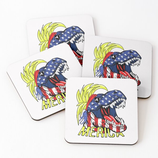 Item preview, Trex T-Rex Dinosaur America Merica Fourth of July 4th Independance Day  designed and sold by TheAplus.