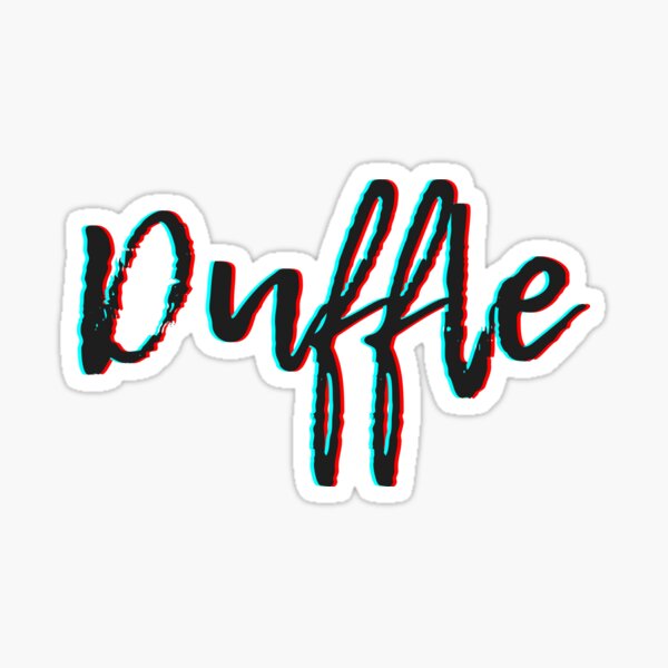 duffle funny Sticker