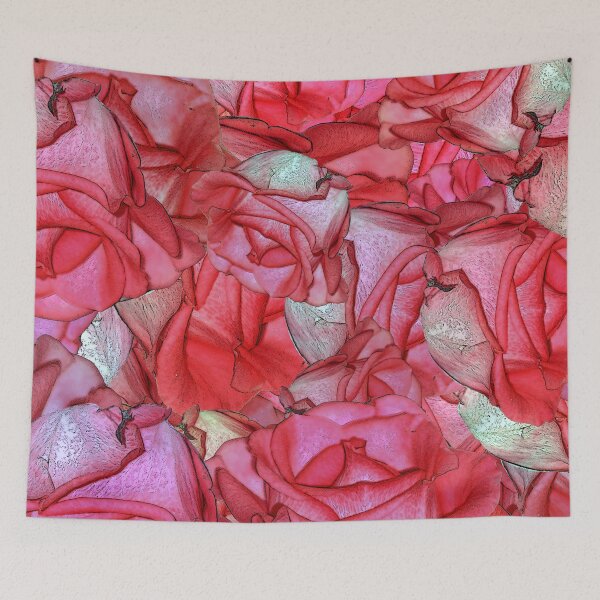 Item preview, Red roses abstract designed and sold by MarionsArt.