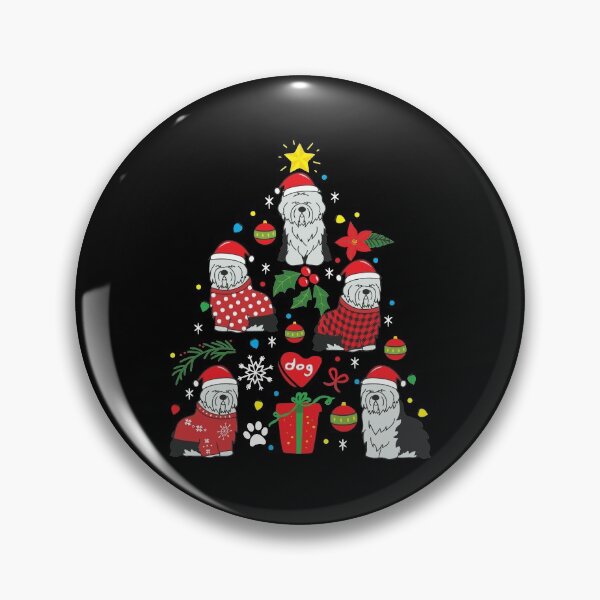 Item preview, Old English Sheepdog Sheepie Christmas Ornament Tree Gift designed and sold by ymaszcarme.