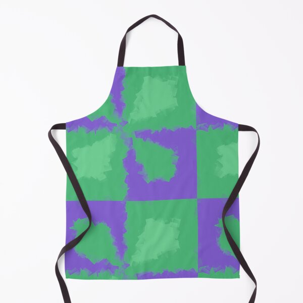 Item preview, Misty green and purple leaf tile pattern designed and sold by DesignsofNote.
