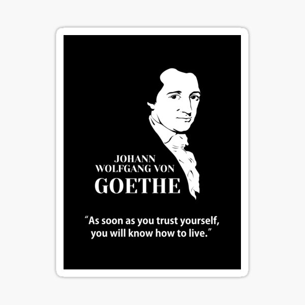 Johann Wolfgang von Goethe quote: By seeking and blundering we learn.