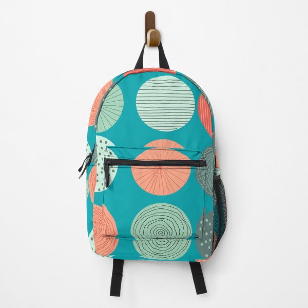 Item preview, Modern Dot Pattern Mint Green Burnt Orange designed and sold by Playful Pixel Designs.