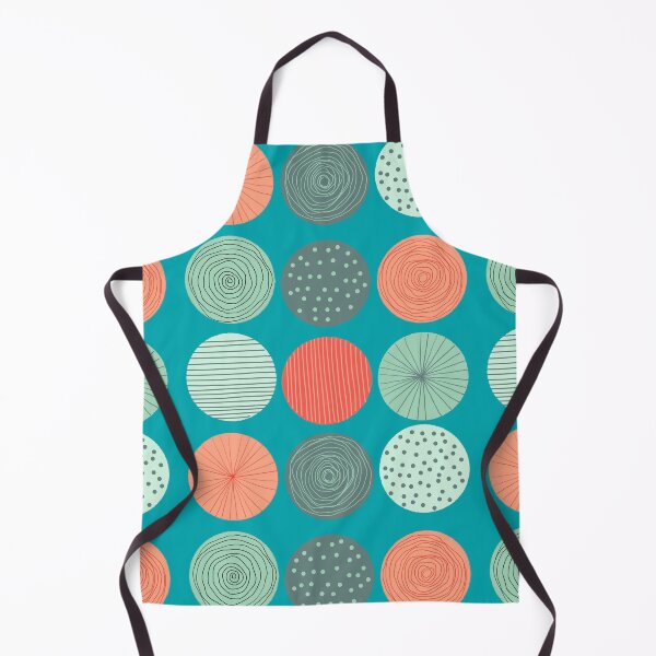 Item preview, Modern Dot Pattern Mint Green Burnt Orange designed and sold by Playful Pixel Designs.