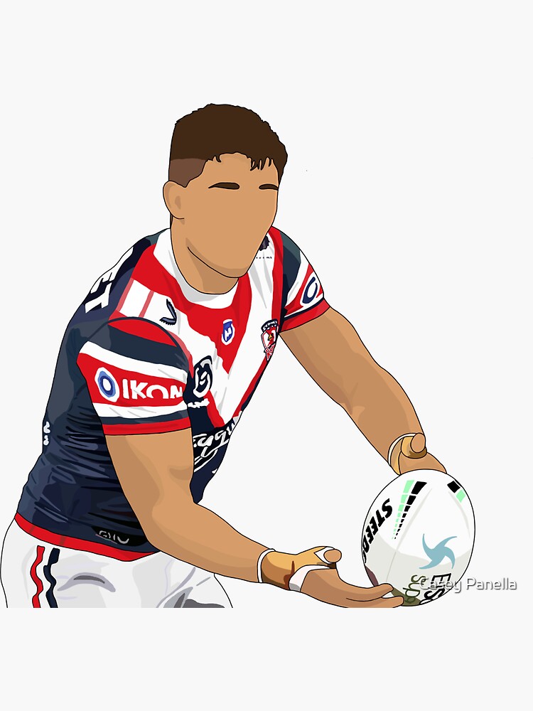 Sydney Roosters rugby league NRL sticker decal logo colour 100mmx100mm 