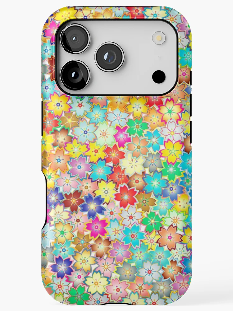Thumbnail 1 of 4, iPhone Case, Spring Floral Patterned Design designed and sold by Youpattern.