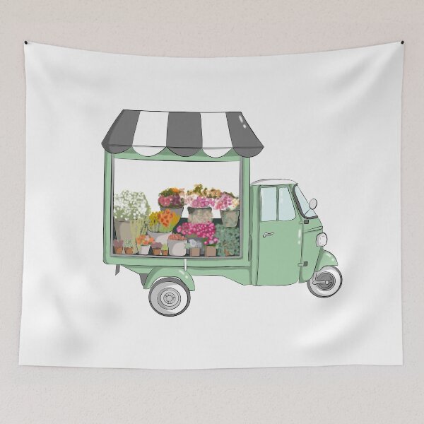 Item preview, Floral Truck Shop designed and sold by Lizzamour.