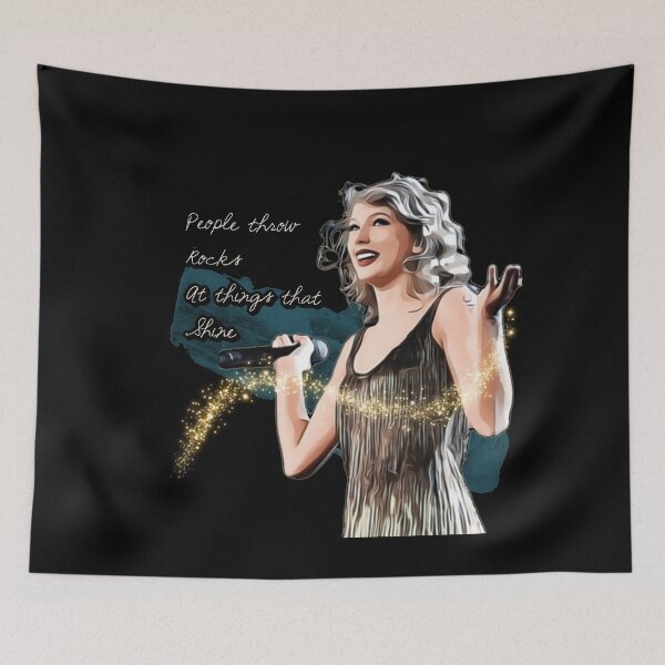 Item preview, People throw rocks at things that shine designed and sold by Jenscolors.
