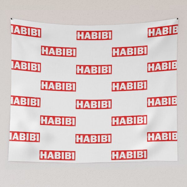Item preview, Habibi Red Silhouette Vintage Arabic Arab Habibo Muslim Gift designed and sold by Style4You24.
