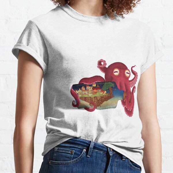 World in bottle: Atalantis (Octopus - monster) Classic T-Shirt