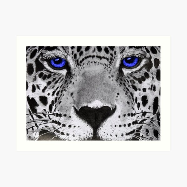 Blue eyes. Art Print