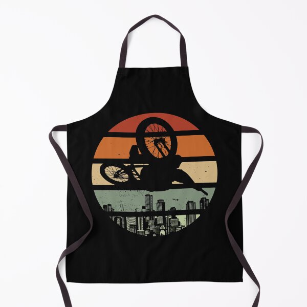 Item preview, retro urban BMX rider jumps over city designed and sold by Denis Rösler.
